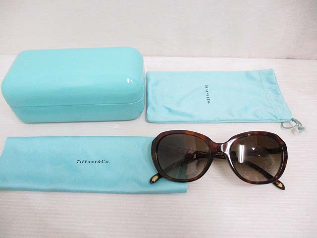 ティファニー TIFFANY & CO. サングラス TF4108-B-F 55□18 140 べっ甲  