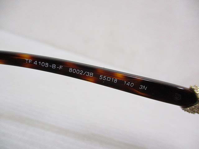 ティファニー TIFFANY & CO. サングラス TF4108-B-F 55□18 140 べっ甲