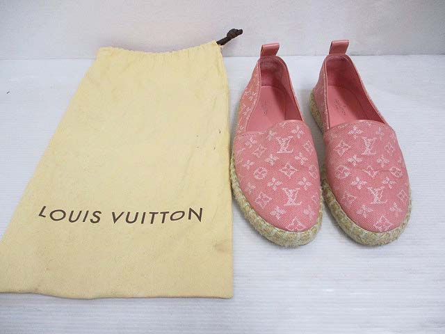 ルイヴィトン LOUIS VUITTON エスパドリーユ スリッポン シューズ 