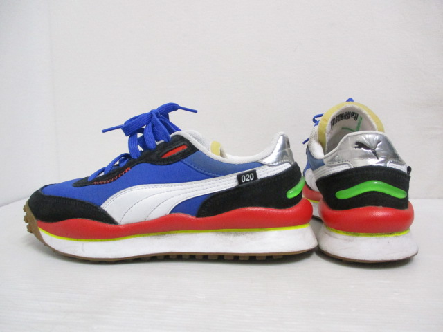 プーマ PUMA 371150-01 スニーカー シューズ 23cm 青 ブルー 靴