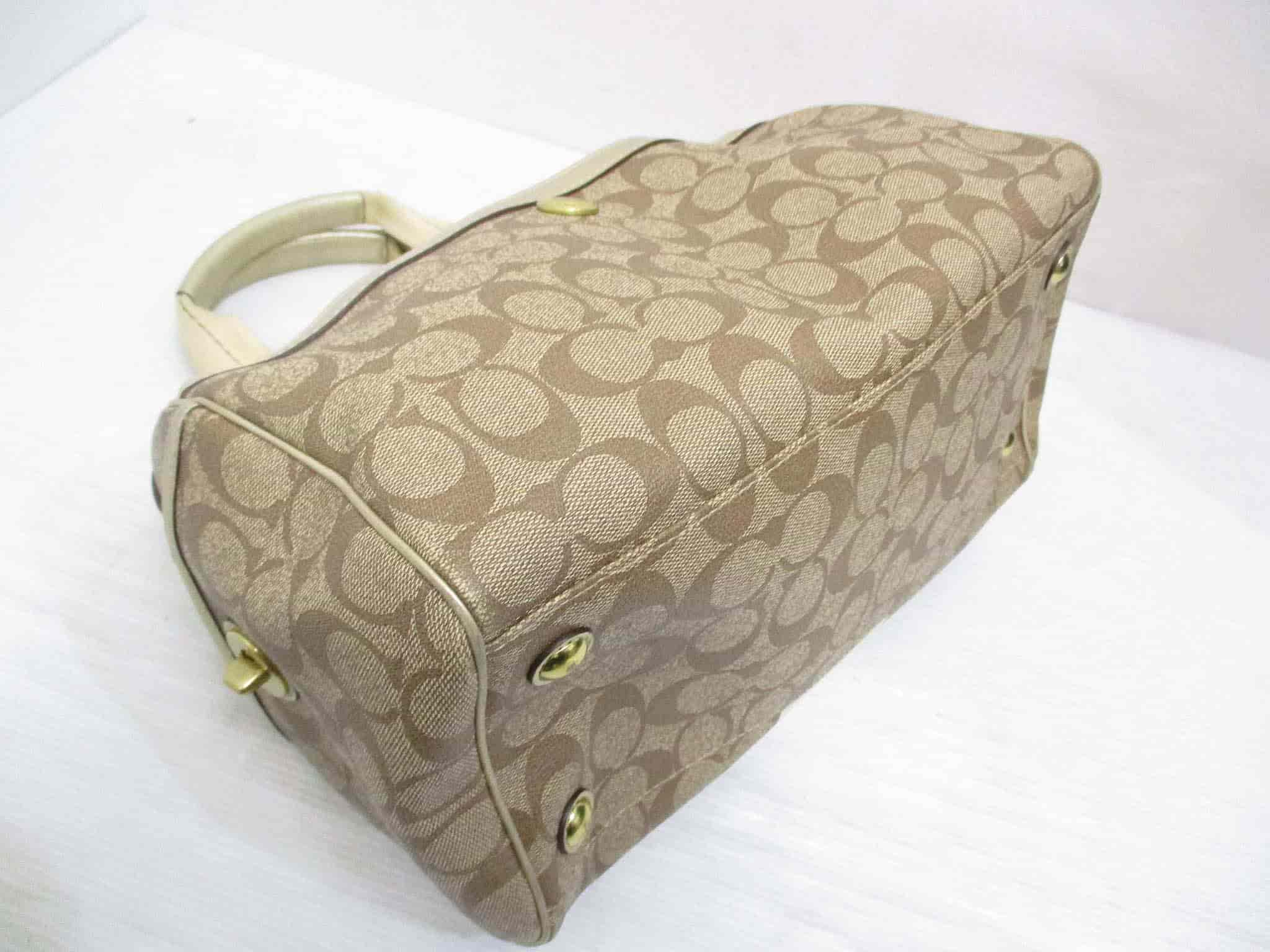 コーチ COACH F11353 ヘリテージ ジップストライプサッチェル ハンド 