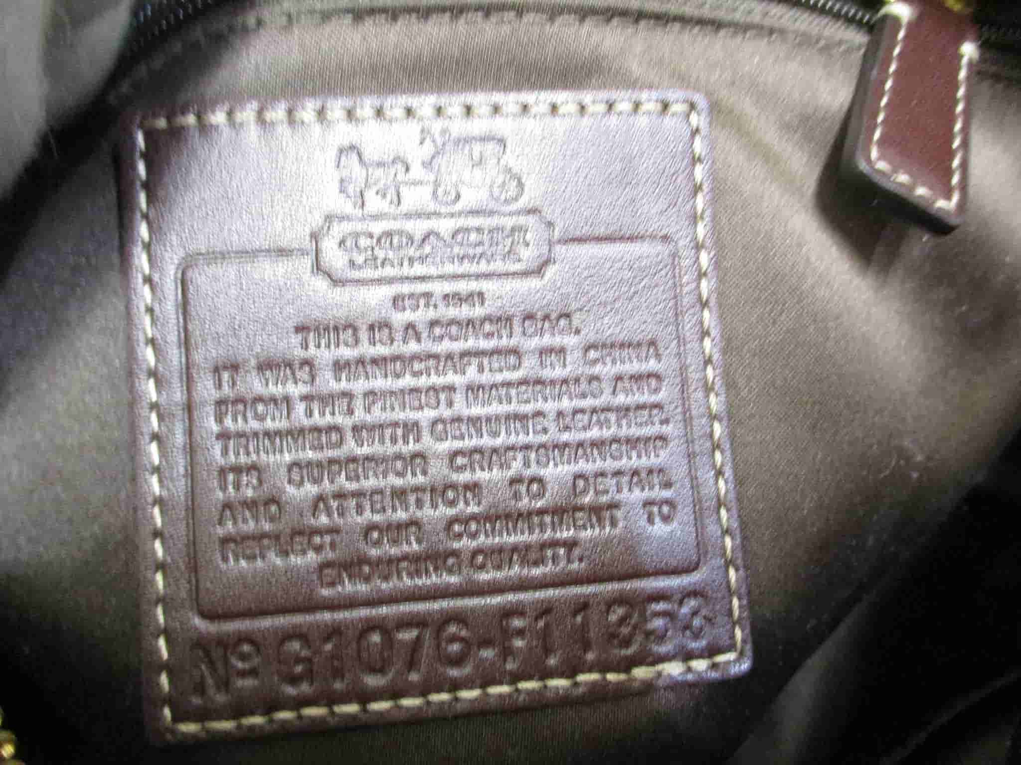 コーチ COACH F11353 ヘリテージ ジップストライプサッチェル ハンド 