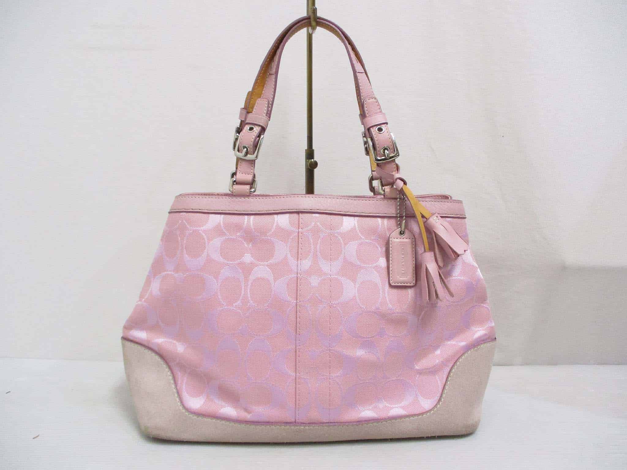 コーチ COACH 6830 シグネチャー キャンバス レザー ハンド トート 