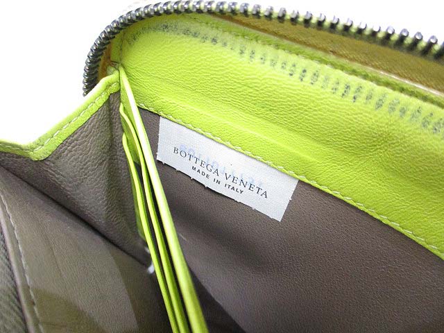 BOTTEGA VENETA 長財布 イントレチャート パイソンイエロー ボッテガヴェネタ BOTTEGA VENETA 長財布 ラウンドファスナー