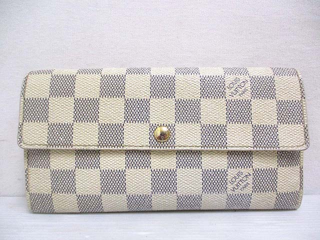 ルイヴィトン Louis Vuitton ダミエ アズール ポルトフォイユ サラ N 長財布 二つ折り ホック メンズ レディース 065 ベクトルパーク