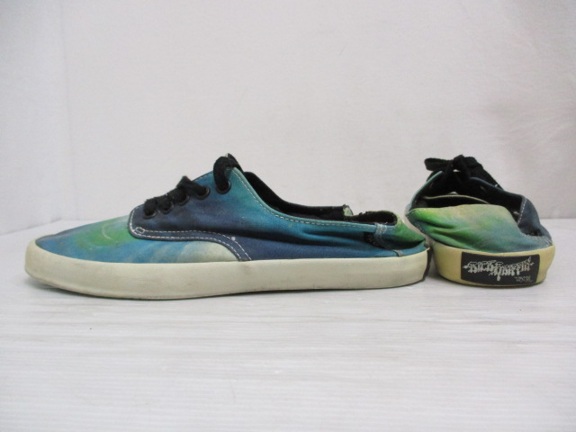 バンズ Vans キャンパス スニーカー シューズ 27cm 青緑 靴 レースアップ メンズ 065 ベクトルパーク