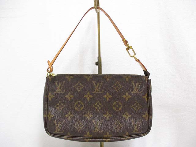 ルイヴィトン LOUIS VUITTON 美品 モノグラム ポシェット アクセ 