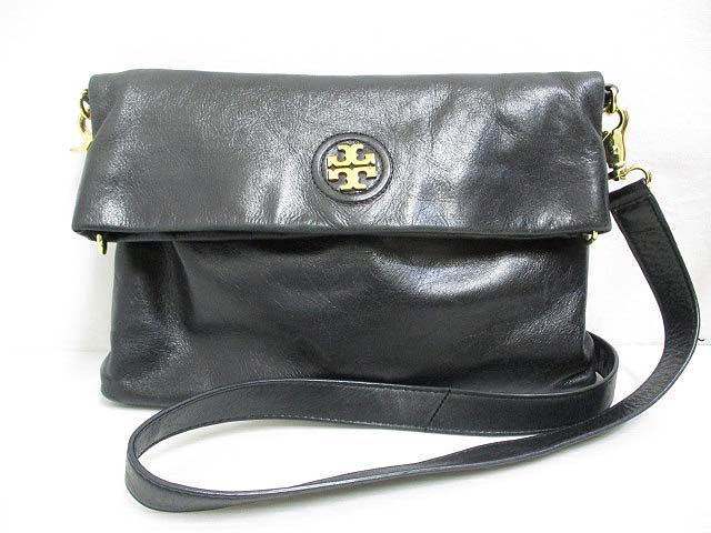 トリーバーチ TORY BURCH 3WAY ショルダー クラッチ バッグ レザー 黒  