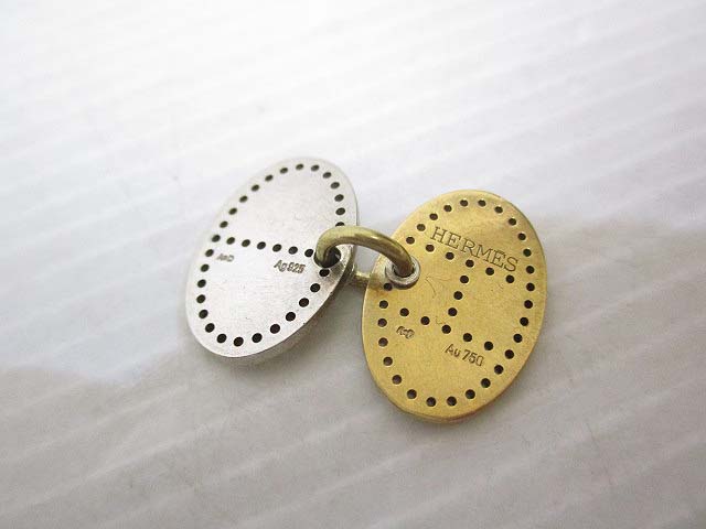 エルメス HERMES エブリン エクリプス ペンダントトップ ネックレス  