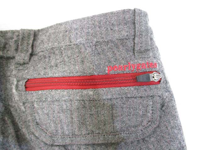 ほぼ新品！　パーリーゲイツ グレー パンツ サイズ5 ツイル裏毛スウェットパンツ | PEARLY GATES（パーリーゲイツ