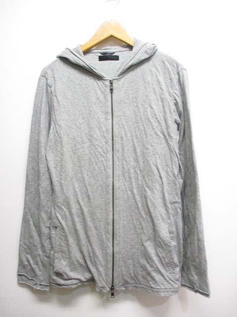 ジュンハシモト Junhashimoto ダブルジップ パーカー 5 グレー 薄手 コットン 日本製 メンズ 065 ベクトルパーク