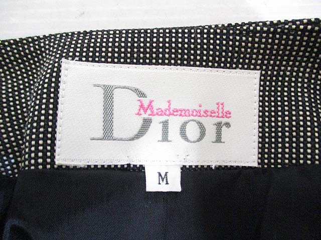 マドモアゼルディオール　スカートスーツ　M　ジャケット マドモアゼルディオール Mademoiselle Dior スカート スーツ