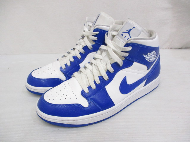 ナイキ NIKE WMNS AIR JORDAN 1 MID ウィメンズ エア ジョーダン BQ6472-104 スニーカー シューズ 27.5cm ブルー ホワイト 靴 箱付き 065-202111250560 | ベクトルパーク ナイキ NIKE WMNS AIR JORDAN 1 MID ウィメンズ エア ジョーダン BQ6472-104 スニーカー シューズ 27.5cm ブルー ホワイト 靴 箱付き 065-202111250560 | ベクトルパーク