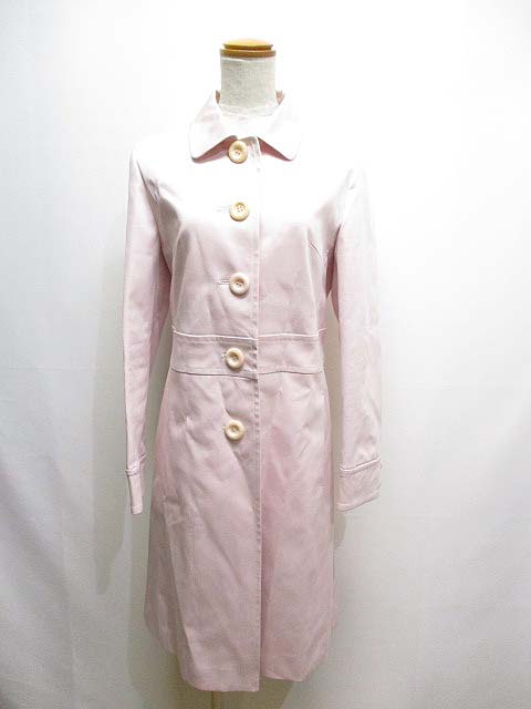 エフデ Ef De ステンカラー ロング コート 9 ピンク スプリングコート 裏地チェック柄 日本製 レディース 065 ベクトルパーク エフデ Ef De ステンカラー ロング コート 9 ピンク スプリングコート 裏地チェック柄 日本製 レディース 065 ベクトルパーク