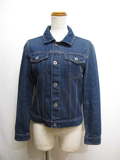 アースミュージック エコロジー Earth Music Ecology デニム ジャケット S インディゴ Gジャン ジージャン レディース 065 ベクトルパーク