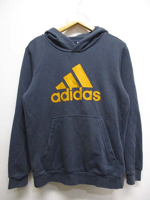 アディダス Adidas プルオーバー スウェット パーカー 子供服 150 紺 ネイビー ロゴプリント ジュニア キッズ 065 ベクトルパーク アディダス Adidas プルオーバー スウェット パーカー 子供服 150 紺 ネイビー ロゴプリント ジュニア キッズ 065 ベクトルパーク