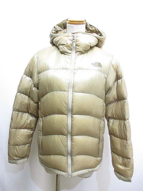 ザノースフェイス The North Face Ndw アコンカグア フーディー L ベージュ 軽量 ダウンジャケット アウター ナイロン 正規 レディース 065 ベクトルパーク