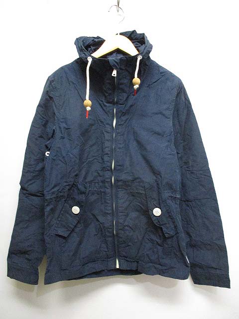 ケープハイツ Cape Heights マウンテンパーカー ジャケット Xs 紺 ネイビー フルジップ フード メンズ 065 ベクトルパーク