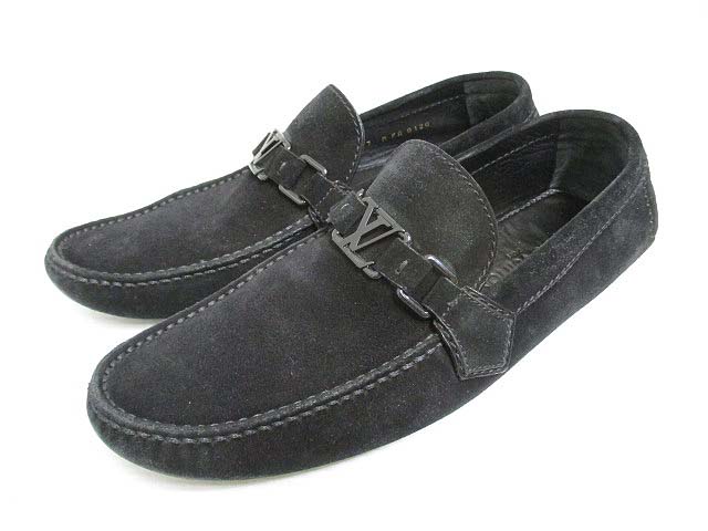 ルイヴィトン LOUIS VUITTON スエード ドライビング シューズ  