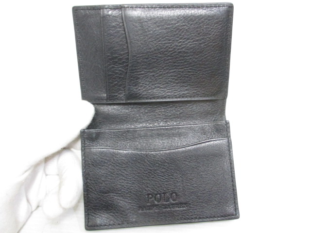 ポロ ラルフローレン POLO RALPH LAUREN レザー カードケース 名刺入れ