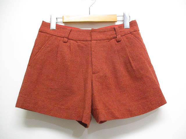 ロペピクニック Rope Picnic ウール混 ショート パンツ 36 赤系 Bhyodbnydv ショートパンツ Liviplast Com Br