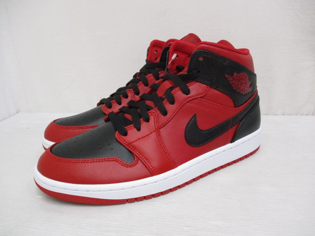 未使用品 ナイキ NIKE 554724-660 AIR JORDAN 1 MID REVERSE BRED エア 