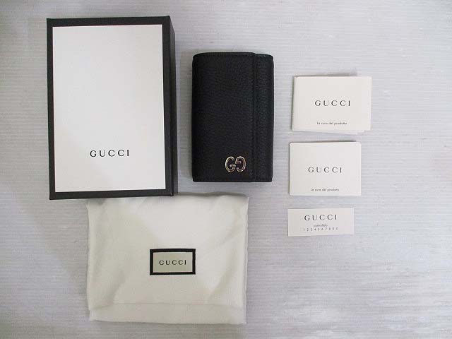 未使用品 グッチ GUCCI 6連 キーケース キーリング付き 473924