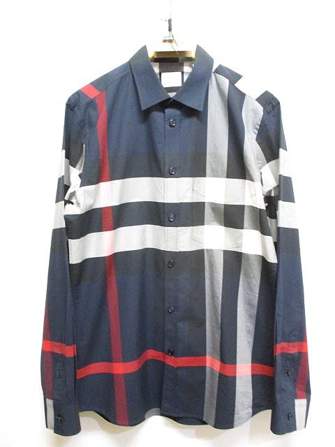バーバリー BURBERRY 極美品 SOMERTON チェック ストレッチコットン 