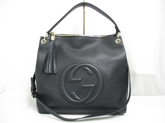 グッチ GUCCI 美品 536194 ソーホー インターロッキングG 2WAY 