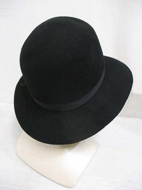 新品　CA4LA カシラ　クロッシェ　黒のウールフェルトハット 美品 CA4LA カシラ ウールハット 帽子 - メルカリ 新品 CA4LA