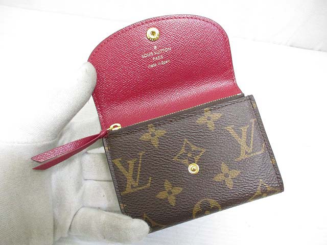 ルイヴィトン LOUIS VUITTON 美品 モノグラム ポルトモネ ロザリ 
