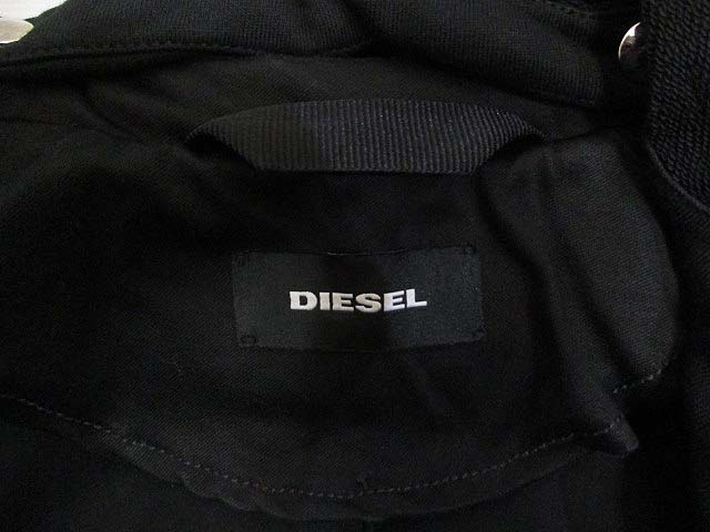ディーゼル DIESEL 美品 G-ACIR-B OVERCOAT トレンチ コート XS 黒