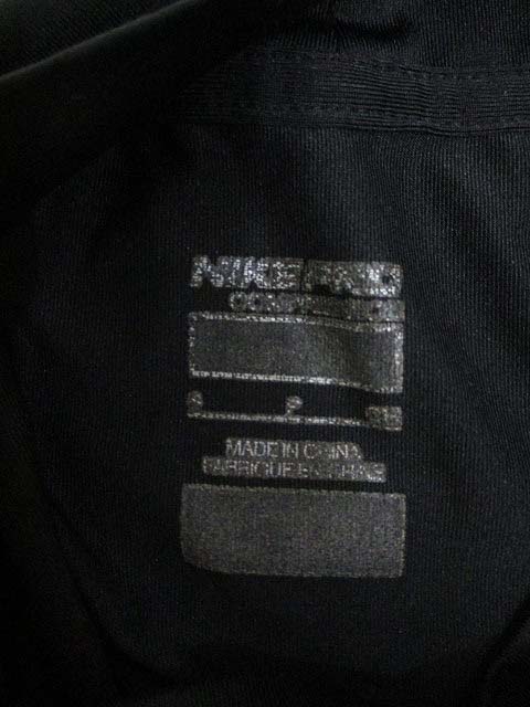 ナイキ NIKE 長袖 アンダーシャツ ハイネック S 黒 ブラック インナー