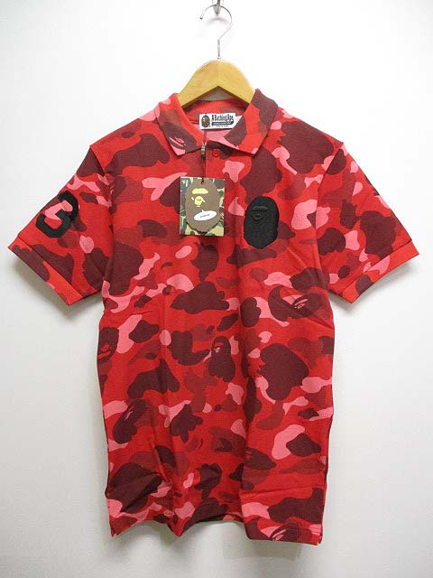 未使用品 アベイシングエイプ A BATHING APE pharrell camo 半袖 