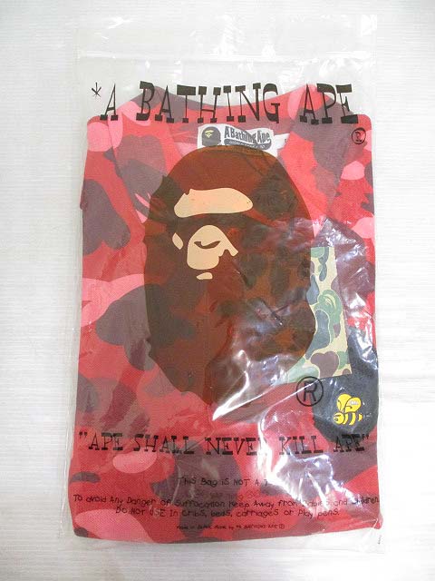 未使用品 アベイシングエイプ A BATHING APE pharrell camo 半袖 
