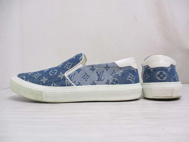 ルイヴィトン LOUIS VUITTON デニム スリッポン スニーカー シューズ  