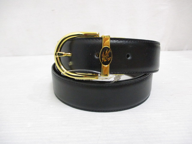 BURBERRY リバーシブル ベルト TB金 Reversible Leather TB Belt in Black/tan/gold - Women | Burberry