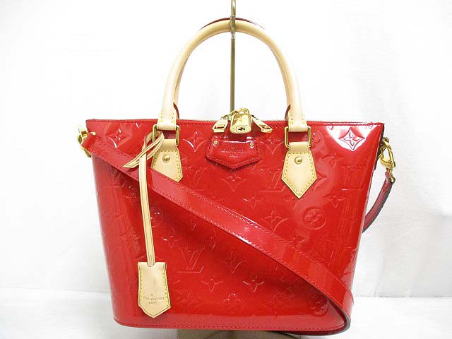 ルイヴィトン LOUIS VUITTON 美品 モノグラム ヴェルニ モンエベロ PM 