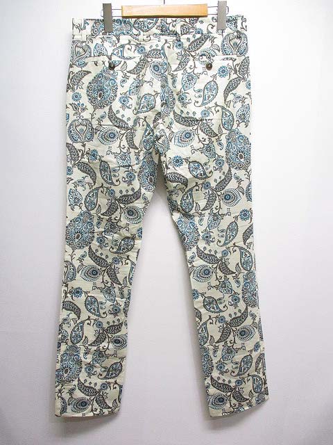 グッチ GUCCI 美品 336773 tight fit コットン パンツ スラックス 