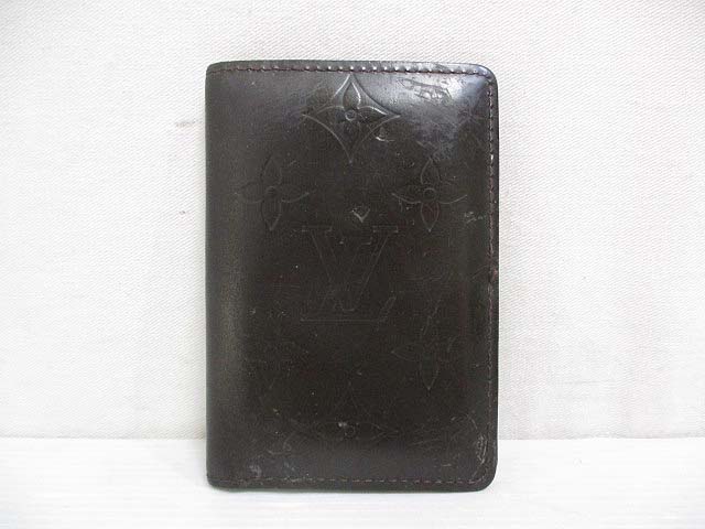 ルイヴィトン LOUIS VUITTON モノグラムグラセ カードケース M66511 