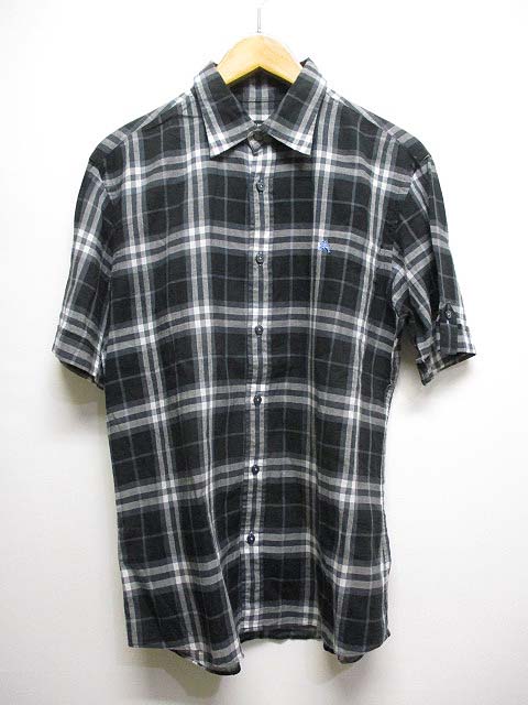 バーバリーブラックレーベル BURBERRY BLACK LABEL 美品 チェック柄 