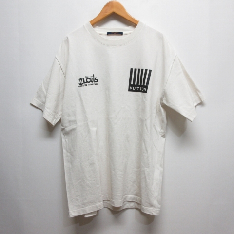 ルイヴィトン LOUIS VUITTON 19AW バックフラワー ロゴ プリント T 