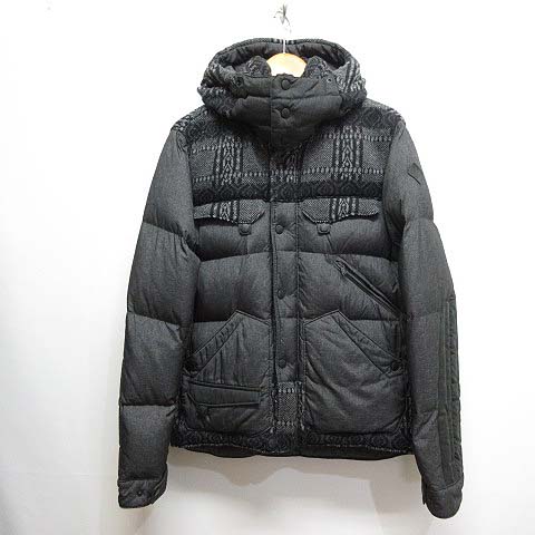 モンクレール MONCLER W REAPER ダウン ジャケット 1 ダークグレー 