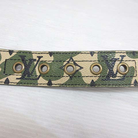 ルイヴィトン　ベルト　迷彩 ルイヴィトンベルト迷彩