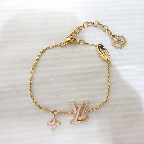 ルイヴィトン LOUIS VUITTON 極美品 ブレスレット LVアイコニック 