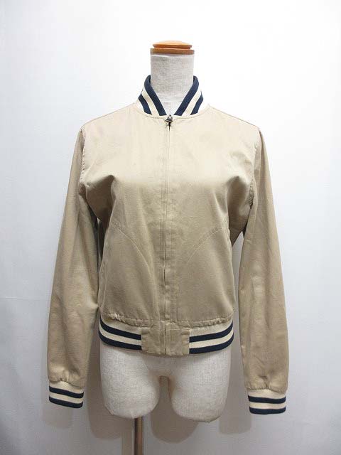 ラルフローレン　ブルゾン　パーカー　リバーシブル　ベージュ　ネイビー　美品 POLO RALPH LAUREN（ポロ・ラルフローレン） 撥水 フルジップ パーカー