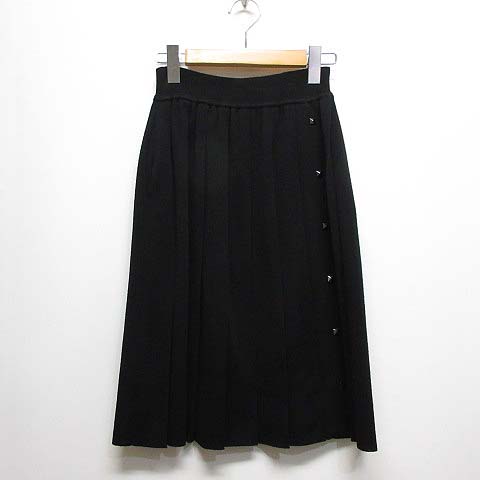 フォクシー ブティック FOXEY BOUTIQUE ニット プリーツ スカート 40 