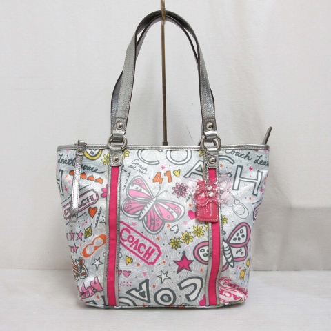 未使用品 コーチ COACH F15712 バンダナ グラフィティー トート バッグ  