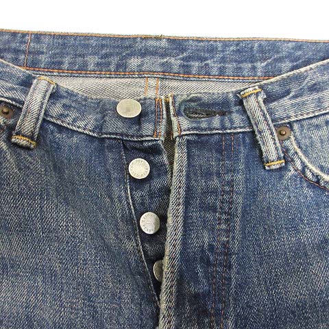 アンユーズド UNUSED ダメージ加工 デニム パンツ ジーンズ 00 ブルー 