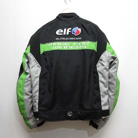 エルフ elf バイク バイカー ジャケット ブルゾン LW 黒 エルフ elf バイク バイカー ジャケット ブルゾン LW 黒